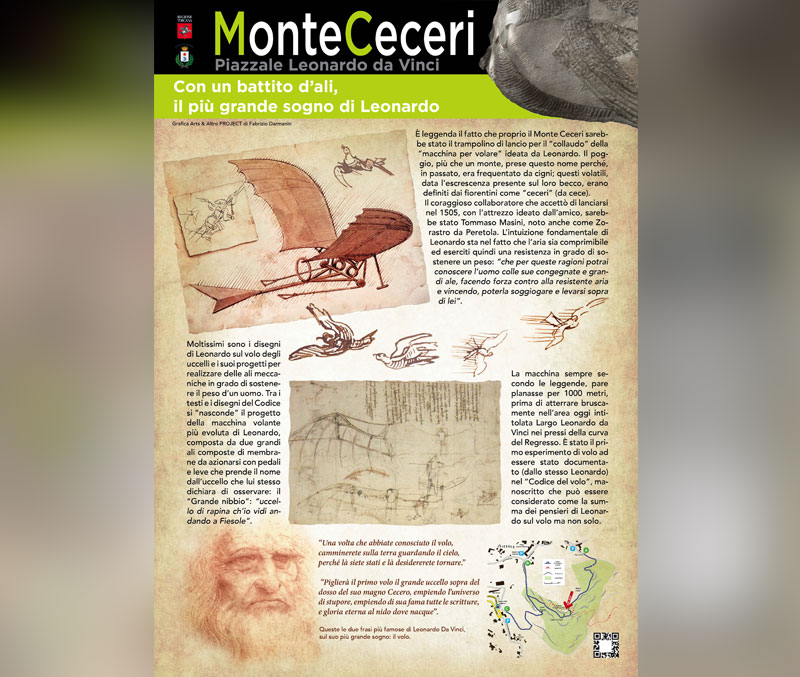 Monte Ceceri Pannelli di ingresso